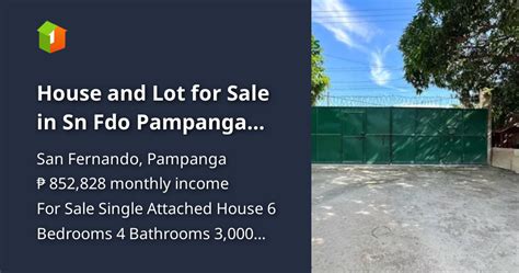 pampanga house and lot for sale|house for sale in sn fdo pampanga.